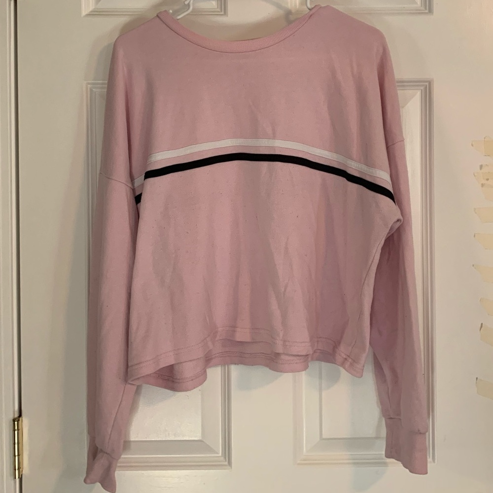 Women’s Pink Striped Sweater